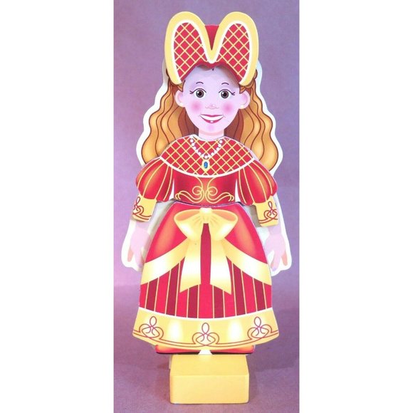 PRINCESS ELISE Melissa & Doug Magnetic Dress-Up Wooden Paper Doll 19 Pc Clothes - Picture 9 of 12